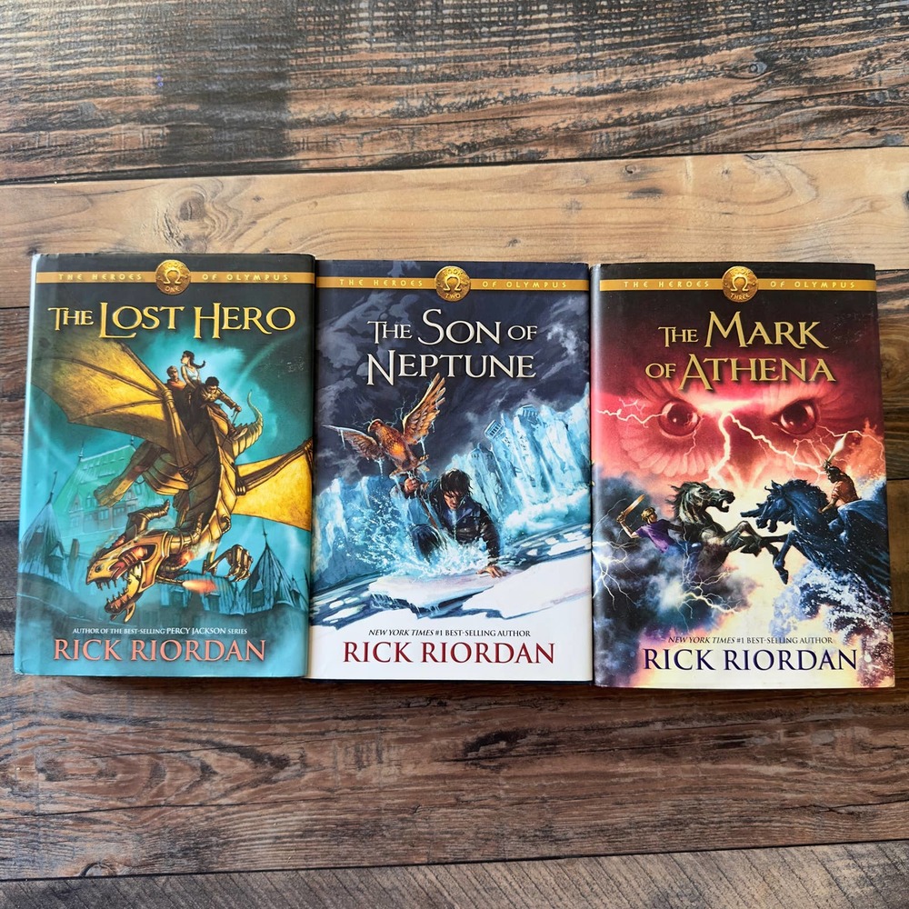 The Heroes of Olympus Series - Hardcover Books Vol 1-3